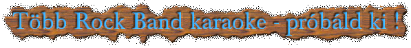 Karaoke dalok..